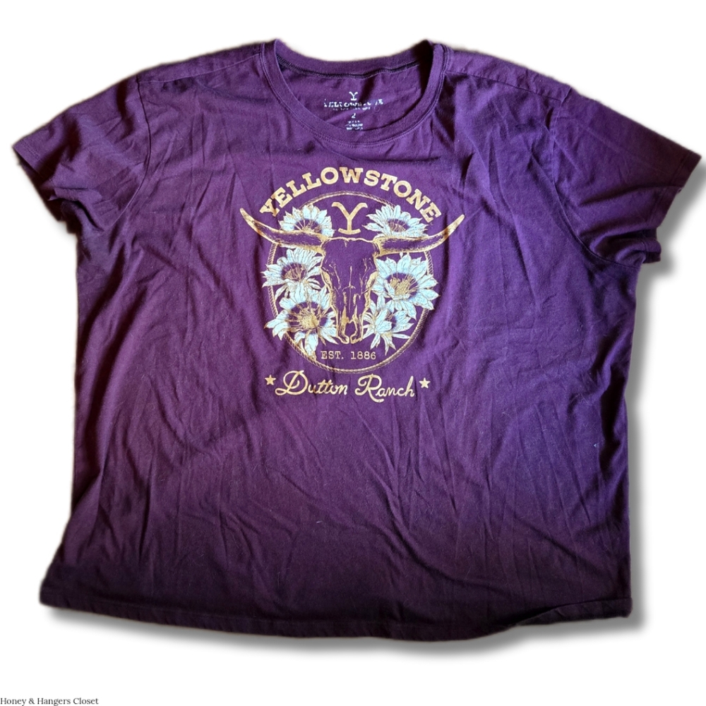 Dutton Ranch (Yellowstone) Graphic T-Shirt | Size - 2X